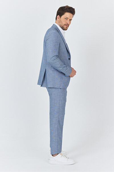 Frappoli Hero Чоловічий відкритий темно-синій весняно-літній піджак + штани, 2-комплектний костюм