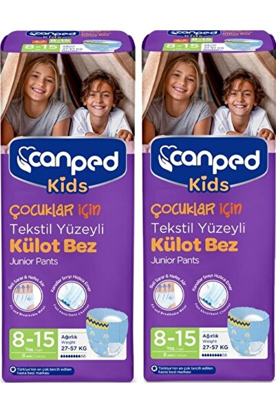 Canped Çocuklar Için Emici Külot 8-15 Yaş 8 Li X 2 Adet