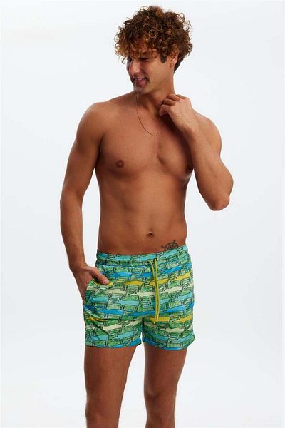 Louren Eş6600 Men's Wolf Micro Shorts