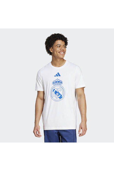 adidas Ανδρικό μπλουζάκι ποδοσφαίρου - Real Dna, IM7470 Λευκό