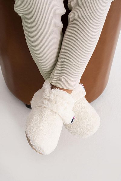 Funny Baby Comfortable Slippers with Fleece Cut Flexible Ergonomic Soft Sole Special Design Organic Comfortable Air