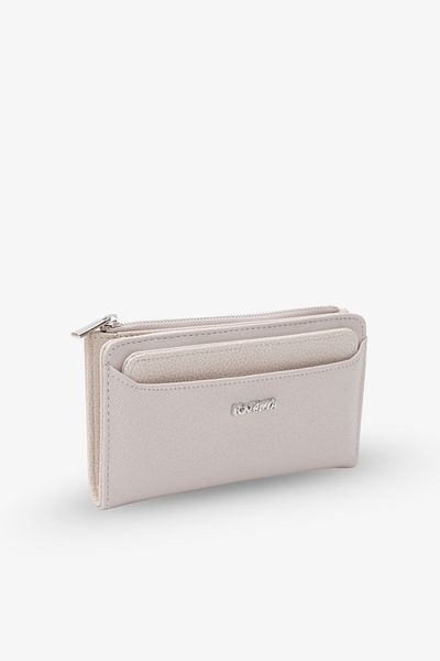 LOVENTA Glamour Beige Women's Wallet with Extra Card Holder