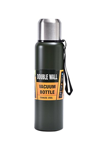 Weather Forecast 304 L Çelik 750 ml Yeşil Kamp Piknik Termos Tutmalı Termos c...