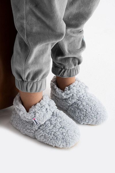 Funny Baby Non-Slip Sole Baby Puff Tedy Panduf Airable Cotton Vegan Eva Sole