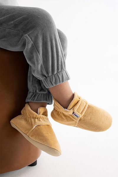 Funny Baby Velvet Comfortable Slippers Flexible Ergonomic Soft Sole Special Design Organic Comfortable Slippers