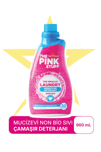 ThePinkStuff Mucizevi Non Bio Sıvı Çamaşır Yıkama Deterjanı 960 Ml