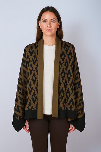 Sebir Moda V Patterned Knitwear Shawl