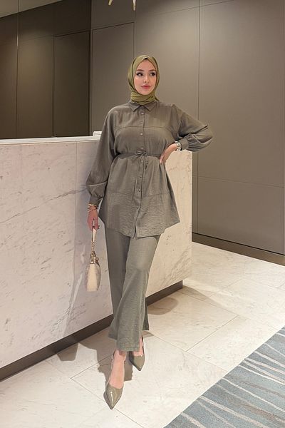 Tesettür Diyarı Women's Strawberry Fabric Hijab Set