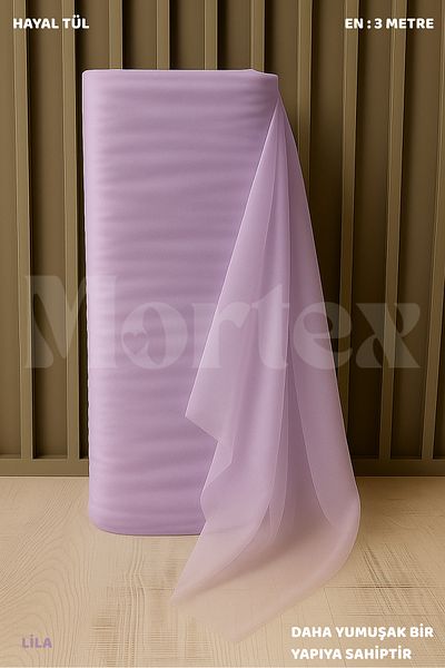 Mortex Λιλά Ονειρικό Τούλι 100x300 εκ | Ύφασμα για αρραβώνα, χέννα, γάμο, δέσμη, πόρτα και στολίδι για πάρτι