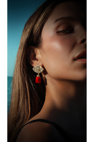 Bayemeyc Lucerossa Eye Earring