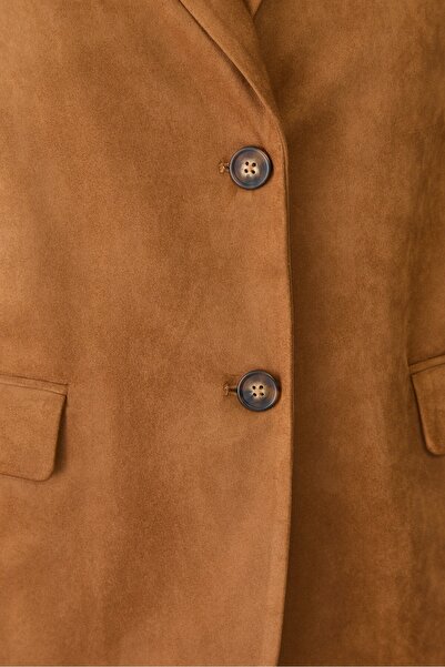 Stradivarius Faux suede blazer