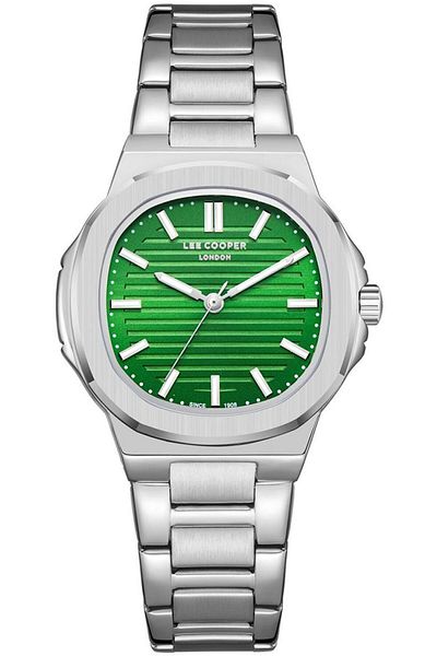 Lee Cooper Lee Cooper LC08017.370 Women Analog Display Watch & Stainless Steel Strap Silver