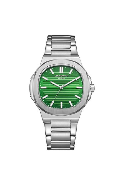 Lee Cooper Lee Cooper LC08016.370 Men Analog Display Watch & Metal Strap Silver
