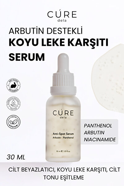 Cure dela Cilt Beyazlatıcı, Koyu Leke Karşıtı, Cilt Tonu Eşitleyen, Arbutin L...