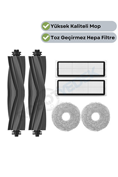 robotyedek Dreame Bot L10S Pro - Set de 6 piese compatibile de perie de schim...