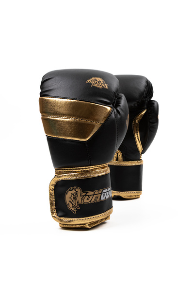 KOMODO SPORT Black/Gold Boxing Gloves