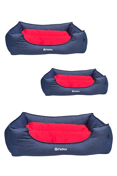 PATİTEX Cat-Dog Bed - Washable Bed -A Quality Fabric -Quality Cat-Dog Beds