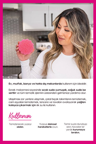 ThePinkStuff MUCİZEVİ SQEEZY SCRUBBER/ Sıcak ve Soğuk Suda Farklı Lekelerde Mucizevi Etki