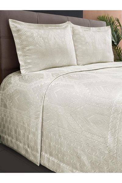 Karna Home Jacquard Grena Bedspread Set