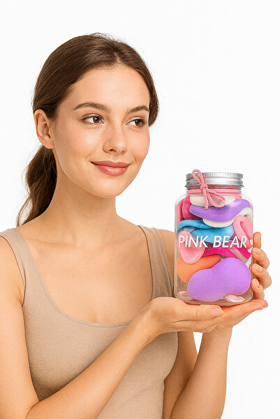Pink Bear PİNK BEAR 19 parça sünger seti
