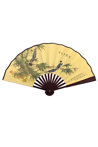 Dünyadan Hediyeler Çin Bambu Kraft Kağıt Yelpaze Küçük