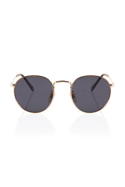 CLAES Round Gold Polarize Güneş Gözlüğü