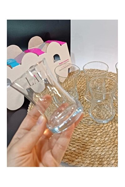 ÇAYLAR AVM Set of 6 Lava Tea Glasses - Zen313