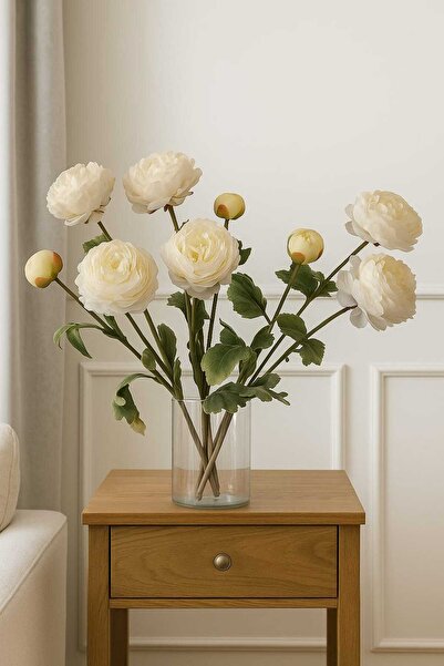 MAKİ DEKOR YAPAY ÇİÇEK ŞAKAYIK DAL PASTEL 3 DALLI 50 CM