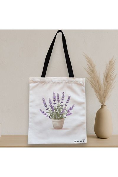 BEKZ Textile Bag With Zipper, Tote Bag, Model Books 5 38 X 34.5 Cm, ​​White, ®