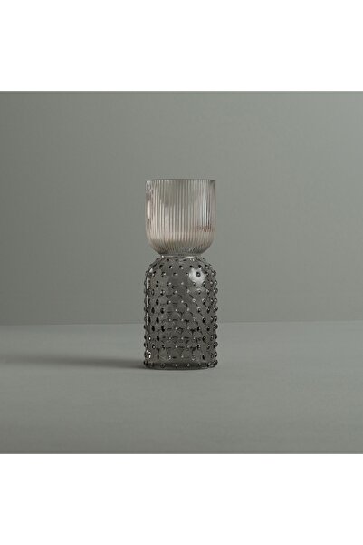 Linens Arvin 10x10x26 Cm Vazo Gri