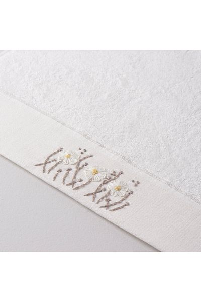 Linens Ivory Bamboo 50X85 cm Face Towel Ecru