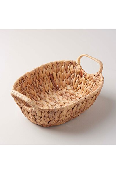 Linens سلة خوص الصفصاف 28x22x9/12 سم