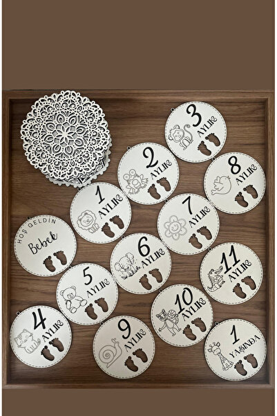 GÜL MZC Baby Memory Card Set - Specially Designed for Monthly Photo Shoots