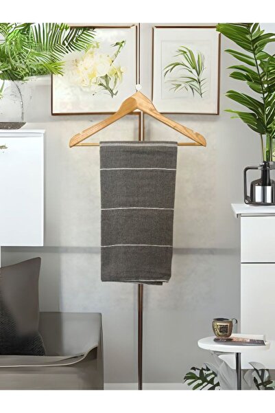 Home Hürrem 100*180 gri renk %100 pamuk çok amaçlı peştemal
