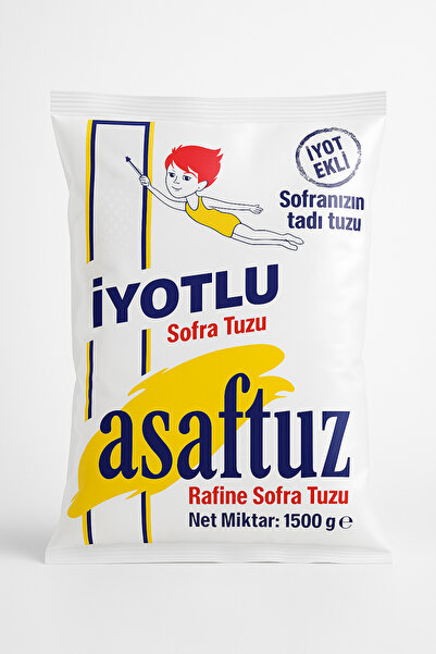 asaf 1500gr Iyotlu Doğal Sofra Tuzu – Katkısız, Sağlıklı, Yüksek Kalite
