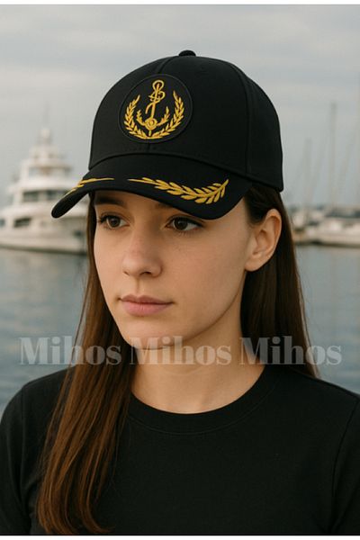 Mihos Унисекс шапка Captain Sailor Black