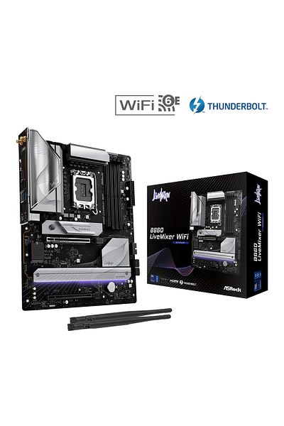ASROCK Motherboard ASRock B860 LIVEMIXER WIFI, Intel B860, LGA 1851, DDR5, ATX