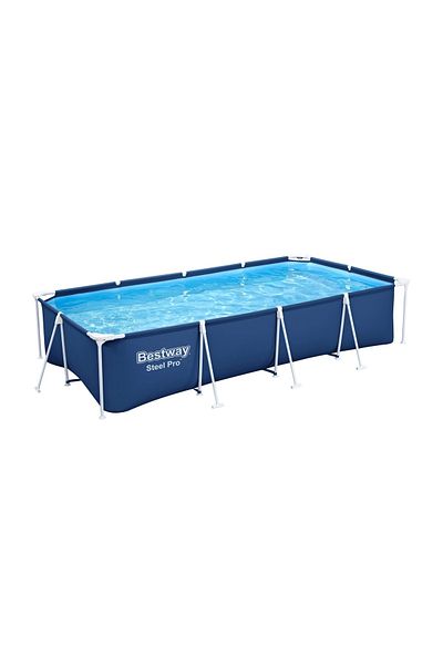 BESTWAY Piscina cadru metalic, forma dreptunghiulara, 5700 L, 400 x 211 x 81 cm