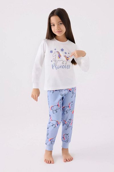Rolypoly Girl's double set - cream