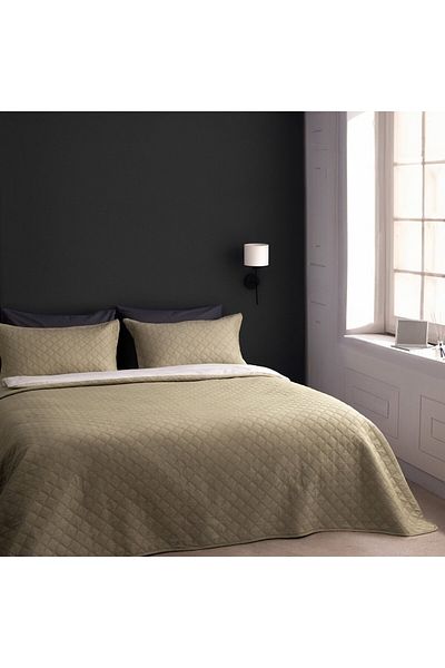 Madame Coco Relinda Doppelbett-Tagesdecke - Khaki