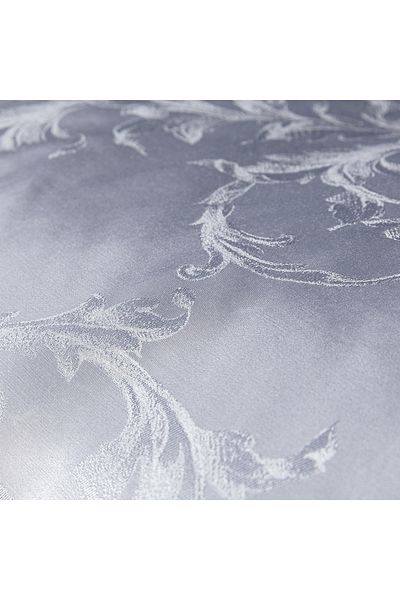 Madame Coco Blaye Jacquard-Satin-Bettbezug-Set, Kingsize, Grau