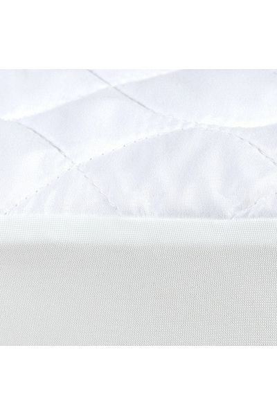 Madame Coco Eleta Gesteppte Spannbettlaken für Kingsize-Betten, Weiß