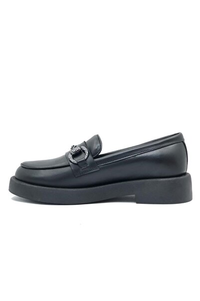 Greyder 72133 Дамски ежедневни оксфордски обувки Zn Urban Leather Comfort, ЧЕРНИ