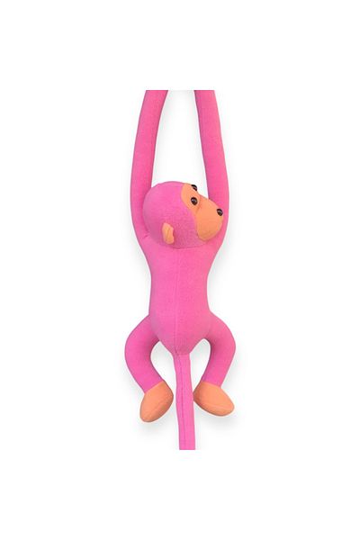 UgurToyss Pink Plush Toy Monkey, Cute, Gift Monkey Toy 70 cm