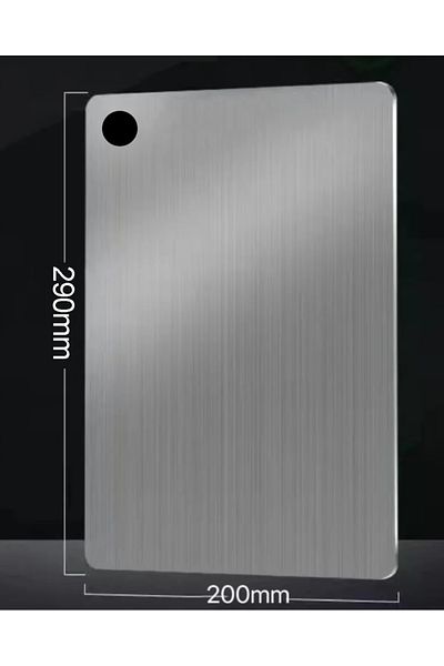 Choice 29x20 cm 5 Size 304 Stainless Steel Thickened Cutting Board Antibacterial Mildew-proof Kneading Doug