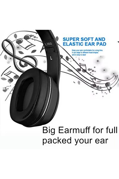 Generic L350 Sports Computer Headset Stereo Black Technology Heavy Bass Wireless Bluetooth Headset