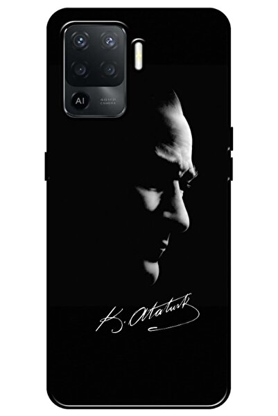 Zebana حافظة متوافقة مع هاتف اوبو A94 حافظة سيليكون سوداء من مصطفى كمال أتاتو...