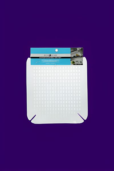 Interdesign Counter Clear Sink Mat White