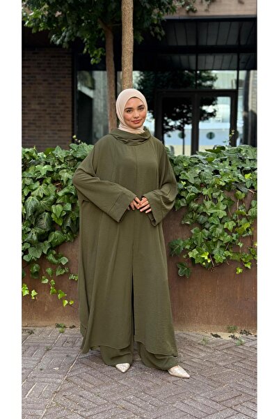 Berel Moda Saçaklı Takım - Haki