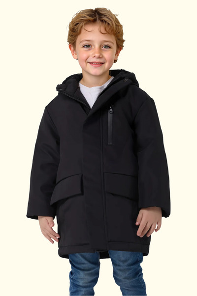 Royalside Dečačka zimska parka Postavljeno krznom Water i R Otporan na vetar ...